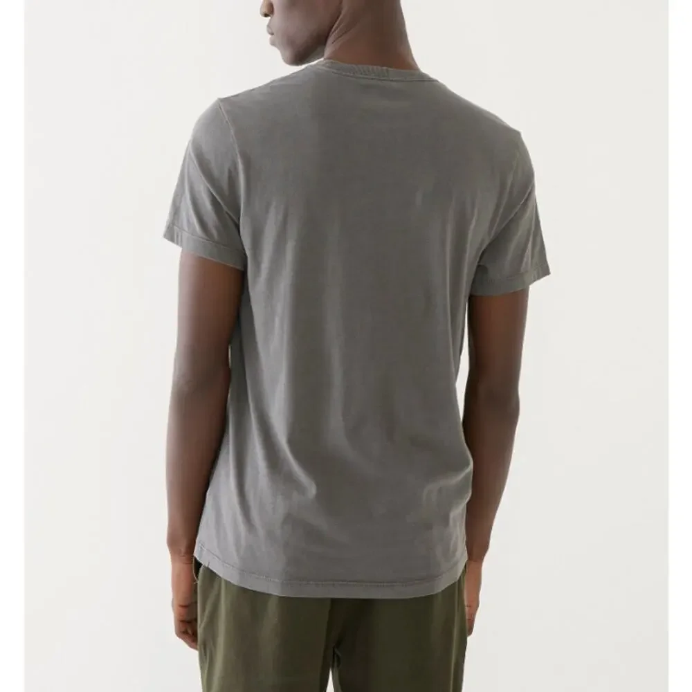 J.Crew Broken In Shirt SZ XL Gray Short Sleeve Crewneck Pullover Stretch Cotton